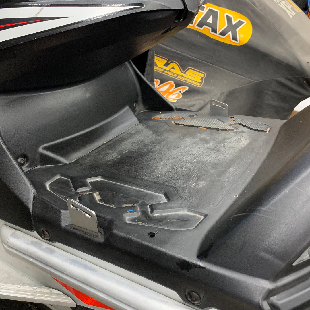 Ski-Doo Rev Gas Caddy Mounts Installed