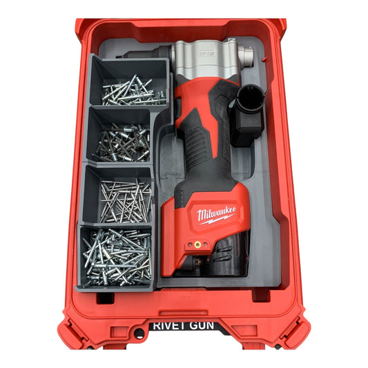 Milwaukee Packout 48-22-8435 Rivet Gun 2550-20 Organizer Insert Dark Gray