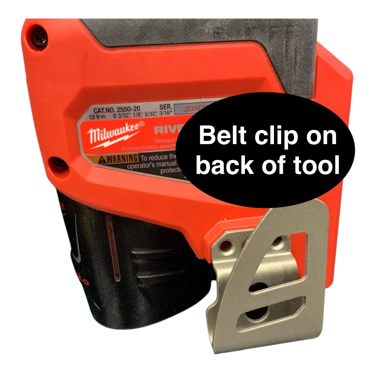 Milwaukee Packout 48-22-8435 Rivet Gun 2550-20 Organizer Insert Dark Gray