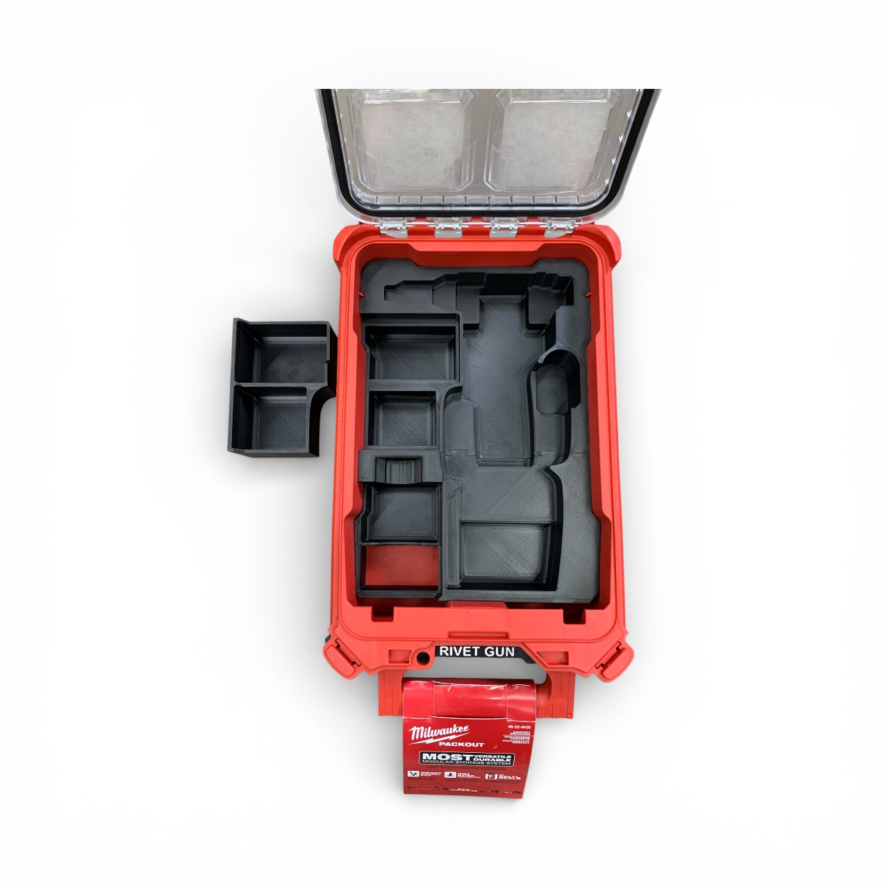 Milwaukee Packout 48-22-8435 Rivet Gun 2550-20 Organizer Insert Dark 