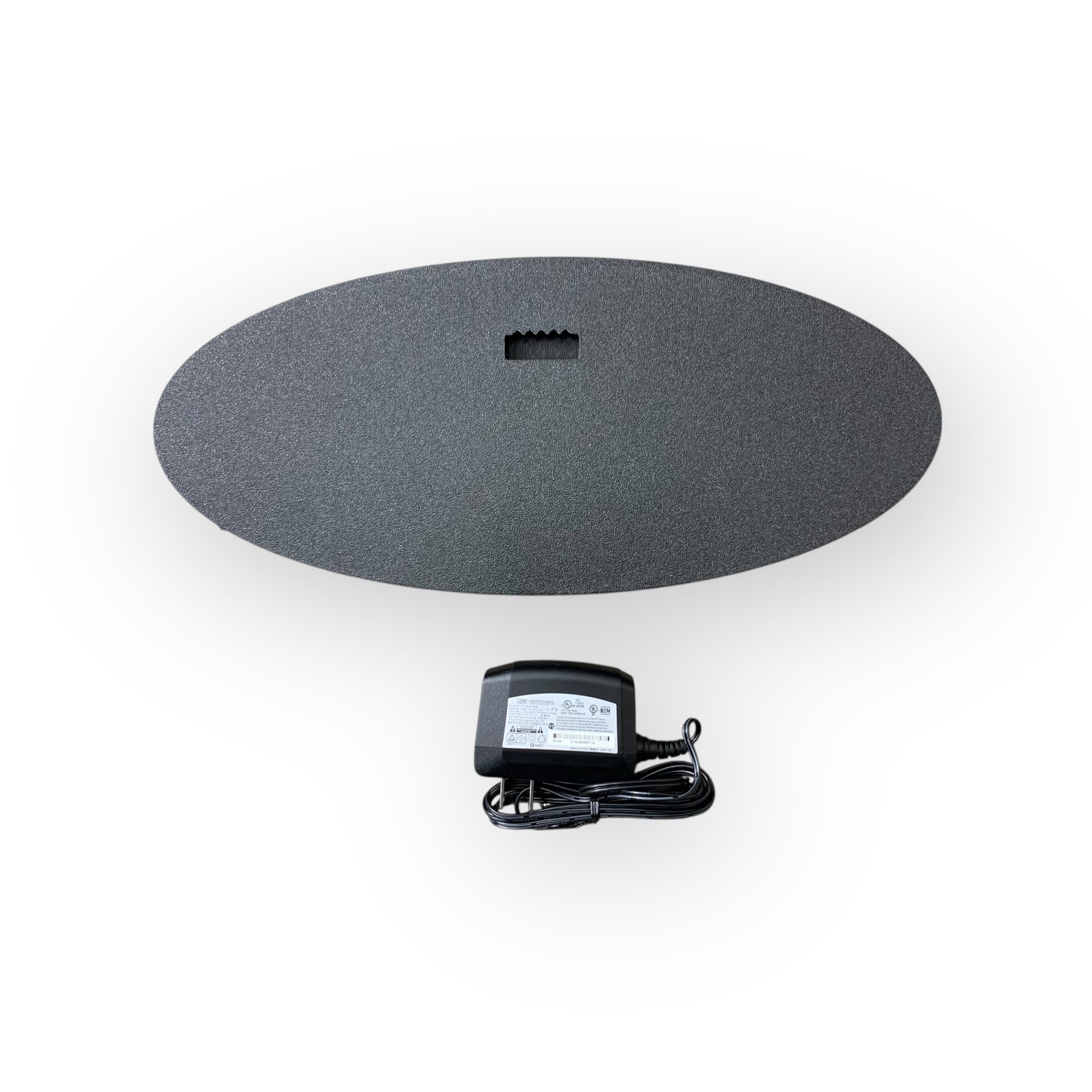 Back of LED indoor sign and power adaptor