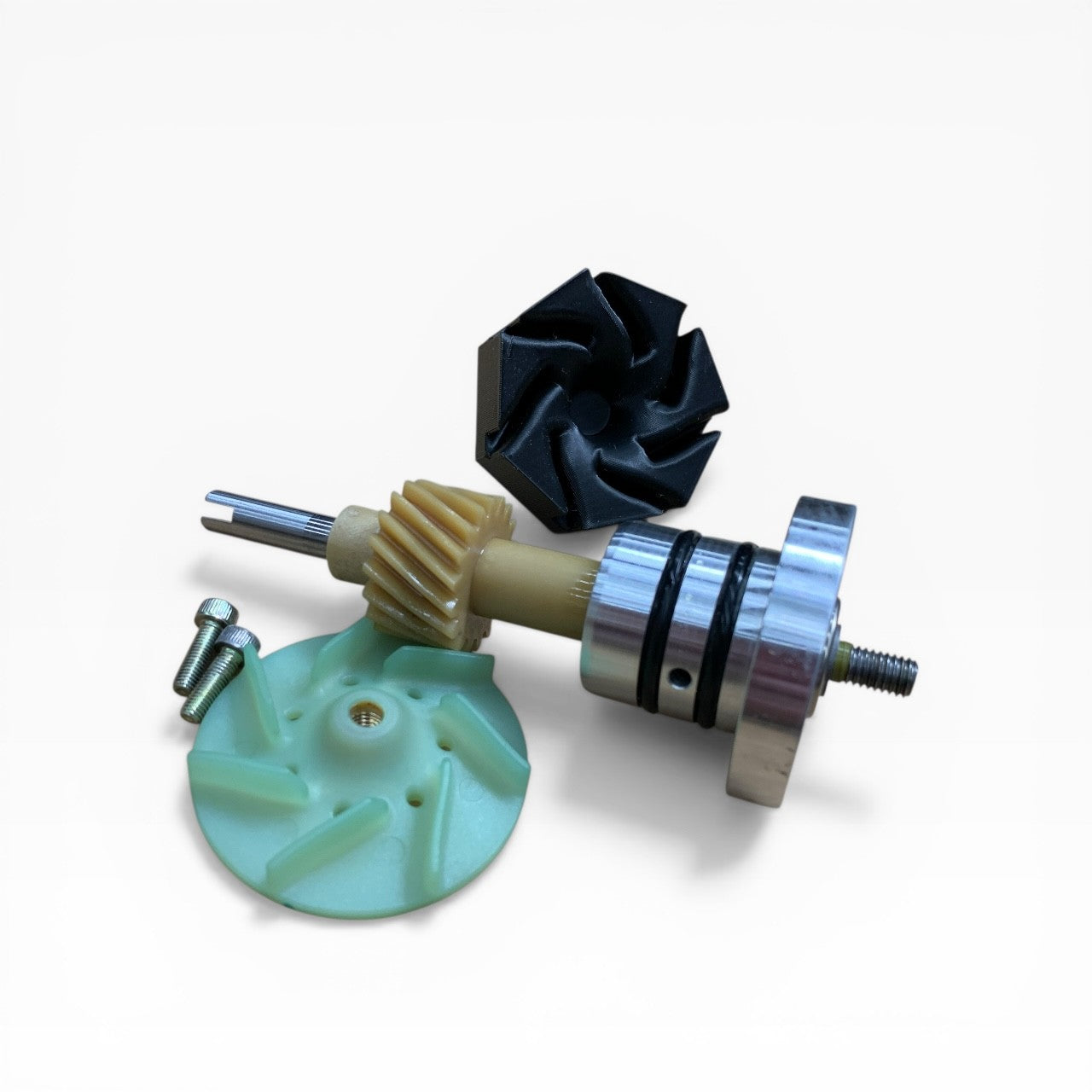 Ski-Doo 800R Water Oil Pump Shaft Assembly 420837676 with Impeller and Installation Tool