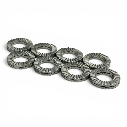 M6 SkiDoo Rev Zinc Plated Wedge Lock Washers Nord Lock