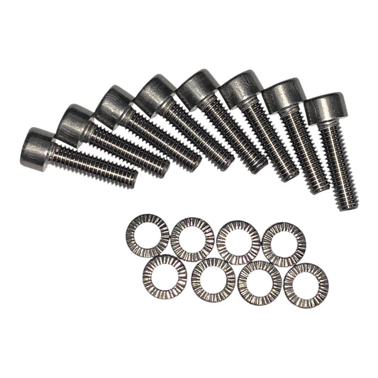 Stainless Y-Pipe bolt kis SkiDoo Rev 205062044 514054626 514054047